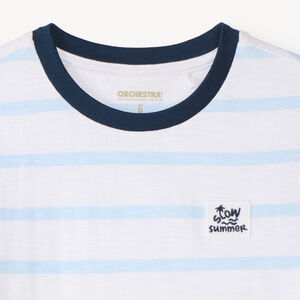 Τι-shirt κοντομάνικο με οριζόντιες ρίγες αγόρι 