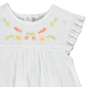 Τουνίκ με κοντά μανίκια κεντημένη για bebe κορίτσι  Main Τουνίκ με κοντά μανίκια κεντημένη για bebe κορίτσι