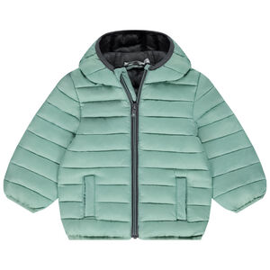 Πλεκτό μπουφάν με κουκούλα για κορίτσι μωρό 