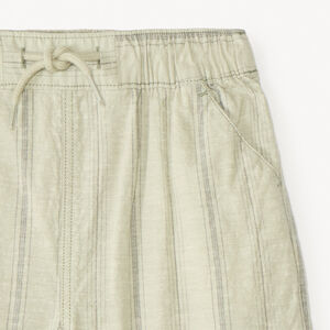 Βερμούδα από λεπτό ύφασμα με ρίγες για αγόρι 