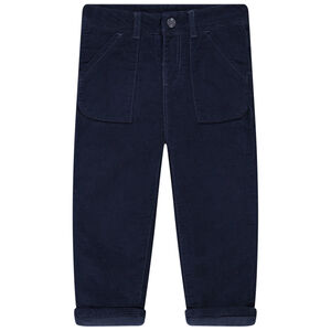 Παντελόνι βελουτέ με επένδυση και τσέπες για μωρό αγόρι 