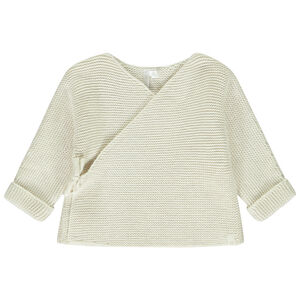 Ζακέτα πλεκτό με σχέδιο καρδιά για μωρό 