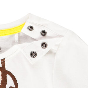 Κοντομάνικο μπλουζάκι με σχέδιο ζώων για μωρό αγόρι 