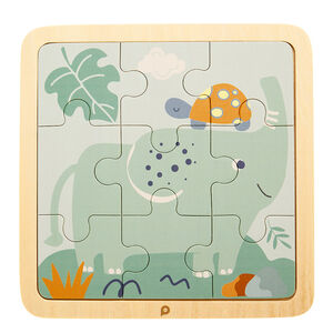 Παζλ 9 κομματιών από ξύλο Ελέφαντας 