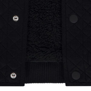 Ζακέτα teddy με επένδυση και εφέ color block για αγόρι 