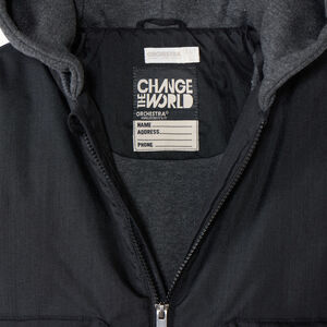 Μπουφάν αεροπόρου bi-matière με κουκούλα για αγόρι 