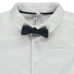 Γιορτινό πουκάμισο + φιόγκος για bebe αγόρι 