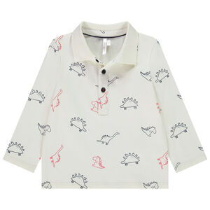 Πολυάρι μακρυμάνικο με σχέδιο δεινοσαύρων για μωρό αγόρι 