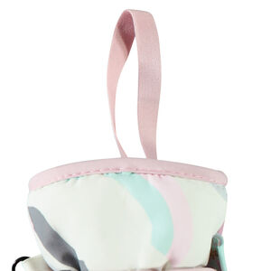 Paire de gants de ski imprimé arty pour fille 