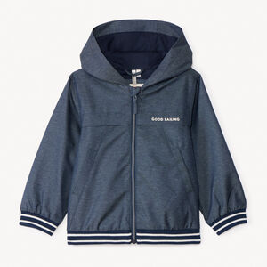 Coupe-vent en toile à capuche pour bébé garçon 