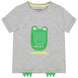 T-shirt κοντομάνικο από βαμβάκι με σχέδιο ζώου 