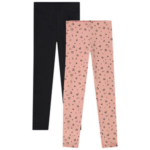 Σετ από 2 κολάν από jersey για κορίτσι 