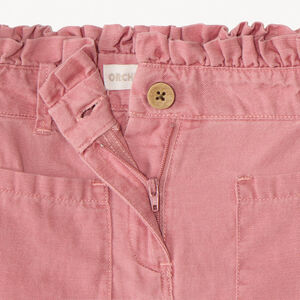 Ελαστική παντελόνα από καμβά για κορίτσι 