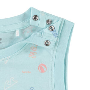 Αμάνικο μπλουζάκι με φαντεζί σχέδιο για αγόρι 