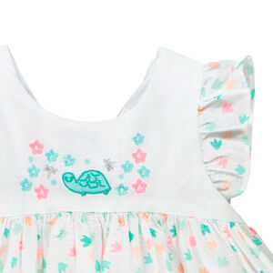 Σύνολο φόρεμα κοντομάνικο και μπλούζα με σχέδιο για bebe κορίτσι 