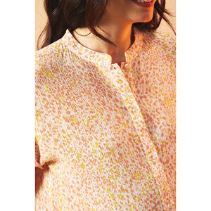 Εγκυμοσύνης και θηλασμού κοντομάνικη πουκάμισο με σχέδιο 