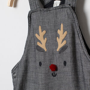 "Μακρύ σαλόπετα με επένδυση σχέδιο ελάφου πνεύμα Χριστουγέννων" 