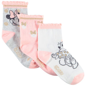 Lot de 3 paires de chaussettes Minnie Disney 