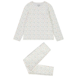 Πιτζάμα 2 τμχ. σε κηρήθρα με floral σχέδιο για κορίτσι 