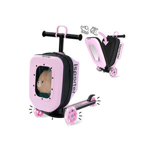 Παιδικό Πατίνι Με Αποσκευή iSporter K3 Ροζ 