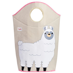 3 Sprouts καλάθι για τα άπλυτα Laundry Hamper Llama White 