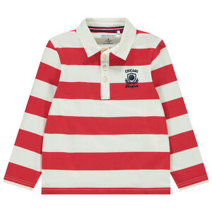 Πολυέλαιος ριγέ με κέντημα μπάσκετ για αγόρι 