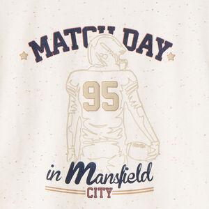 T-shirt manches longues puff print football américain pour garçon  