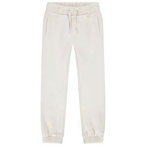 Pantalon de jogging en molleton gratté uni pour fille Main Pantalon de jogging en molleton gratté uni pour fille
