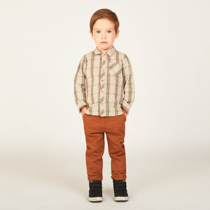 Ensemble 2 pièces avec chemise à carreaux pour bébé garçon  Main Ensemble 2 pièces avec chemise à carreaux pour bébé garçon