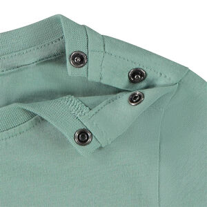 Μακρυμάνικο μπλουζάκι print φαντεζί για bebe αγόρι 