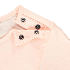 Κοντομάνικο μπλουζάκι με μήνυμα για μωρό κορίτσι 