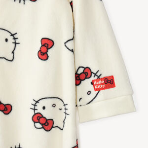 Surpyjama bébé fille en sherpa à capuche Hello Kitty 