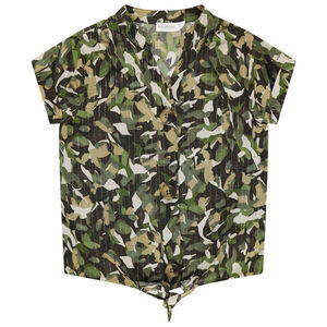 Top εμπριμέ army και γυαλιστερά νήματα Main Top εμπριμέ army και γυαλιστερά νήματα
