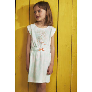 Ρόμπα σε molleton print Ariel Disney για κορίτσι 