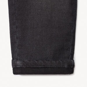 Τζιν με εφέ denim μονόχρωμο διπλωμένο σε jersey για μωρό αγόρι 