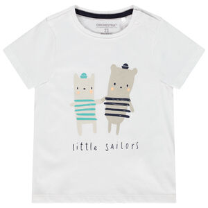 T-shirt κοντομάνικο σχέδιο ζωάκια για bebe αγόρι Main T-shirt κοντομάνικο σχέδιο ζωάκια για bebe αγόρι