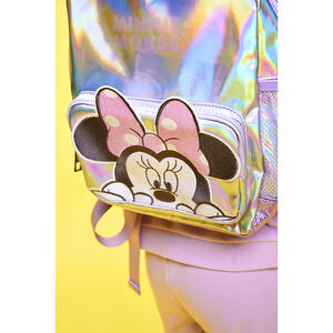 Τσάντα πλάτης effet iridescent patch Minnie Disney για κορίτσι 