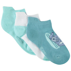 Lot de 3 paires de chaussettes courtes Stitch Disney pour garçon Main Lot de 3 paires de chaussettes courtes Stitch Disney pour garçon