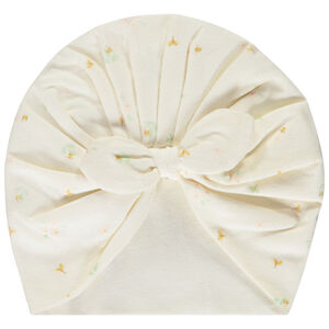 Γυναικείο τουρμπάνι με εφέ κόμπου και φανταχτερή εκτύπωση για μωρό κορίτσι. 