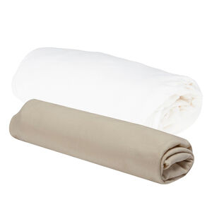 Lot de 2 draps housse - 70 x 140 cm 