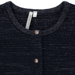 Ζακέτα πλεκτό με φαντεζί glitter για κορίτσι 