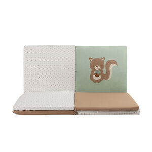 Πλεκτό χαλάκι κινητικών δεξιοτήτων διπλό 180 x 120 cm Roi des Forêt 