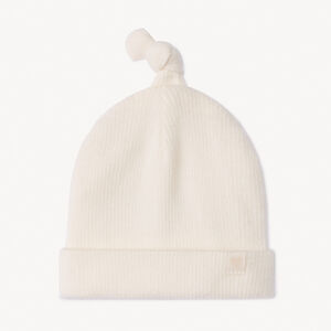 Σκουφάκι εγκυμοσύνης μονόχρωμο από πλεκτό για κορίτσι μωρό 