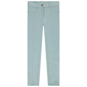 Jegging skinny milano με κέντημα πεταλούδα για κορίτσι 