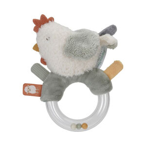 Υφασμάτινη Κουδουνίστρα Κοτοπουλάκι Με Κρίκο Little Farm 