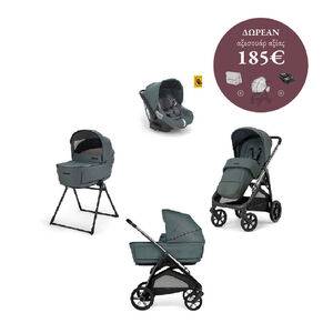 Σύστημα Μεταφοράς Aptica Quattro Με Darwin Emerald Green + 3 Δώρα Αξίας 185€ Inglesina 