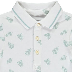 Πολυάρι μακρυμάνικο με σχέδιο φύλλα για μωρό αγόρι 