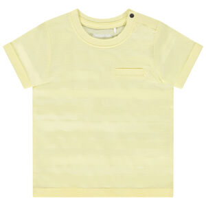 Κοντομάνικο μπλουζάκι από jersey με εφέ ποπ κορν για μωρό αγόρι 