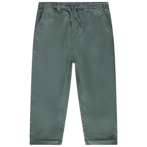Παντελόνι σε μονόχρωμο ύφασμα για μωρό αγόρι 