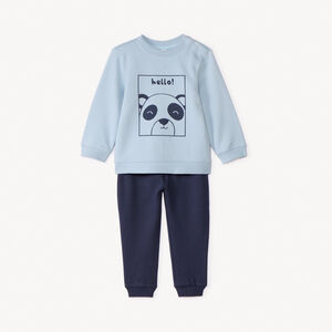 Ensemble sweat fantaisie + pantalon de jogging pour bébé garçon   Main Ensemble sweat fantaisie + pantalon de jogging pour bébé garçon